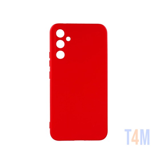 Silicone Case with Camera Shield for Samsung Galaxy A54 5g Red